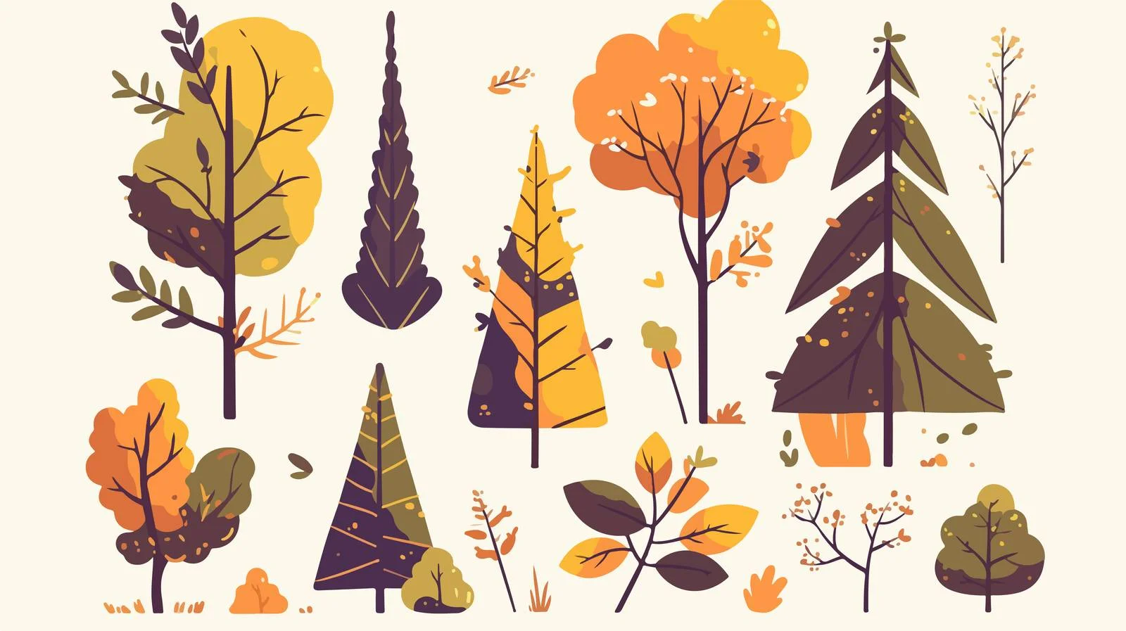 Comparing Deciduous and Evergreen Forest Flora – free deciduous image from Dotvec