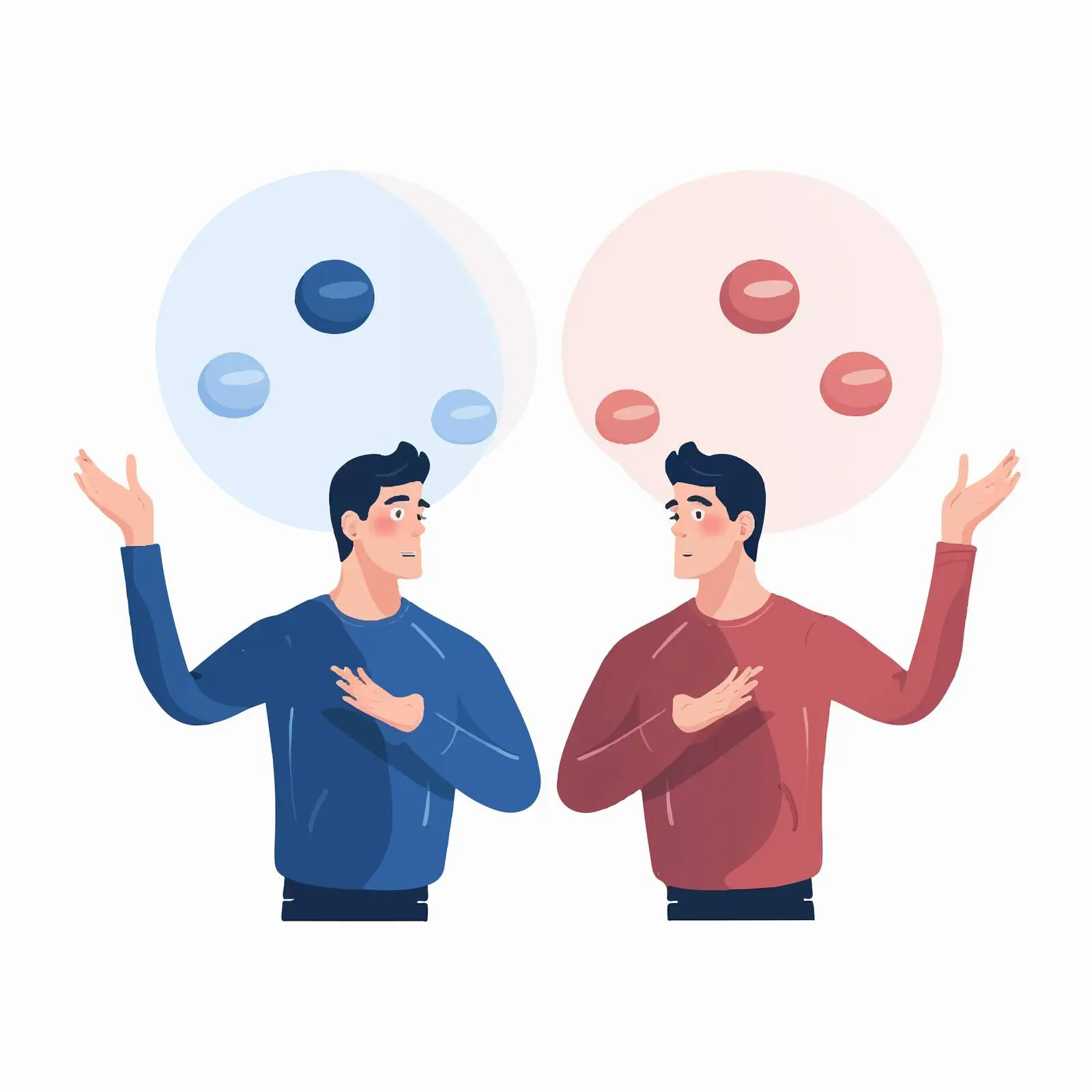 Decision Making Dilemma Concept with Options – free comparison image from Dotvec