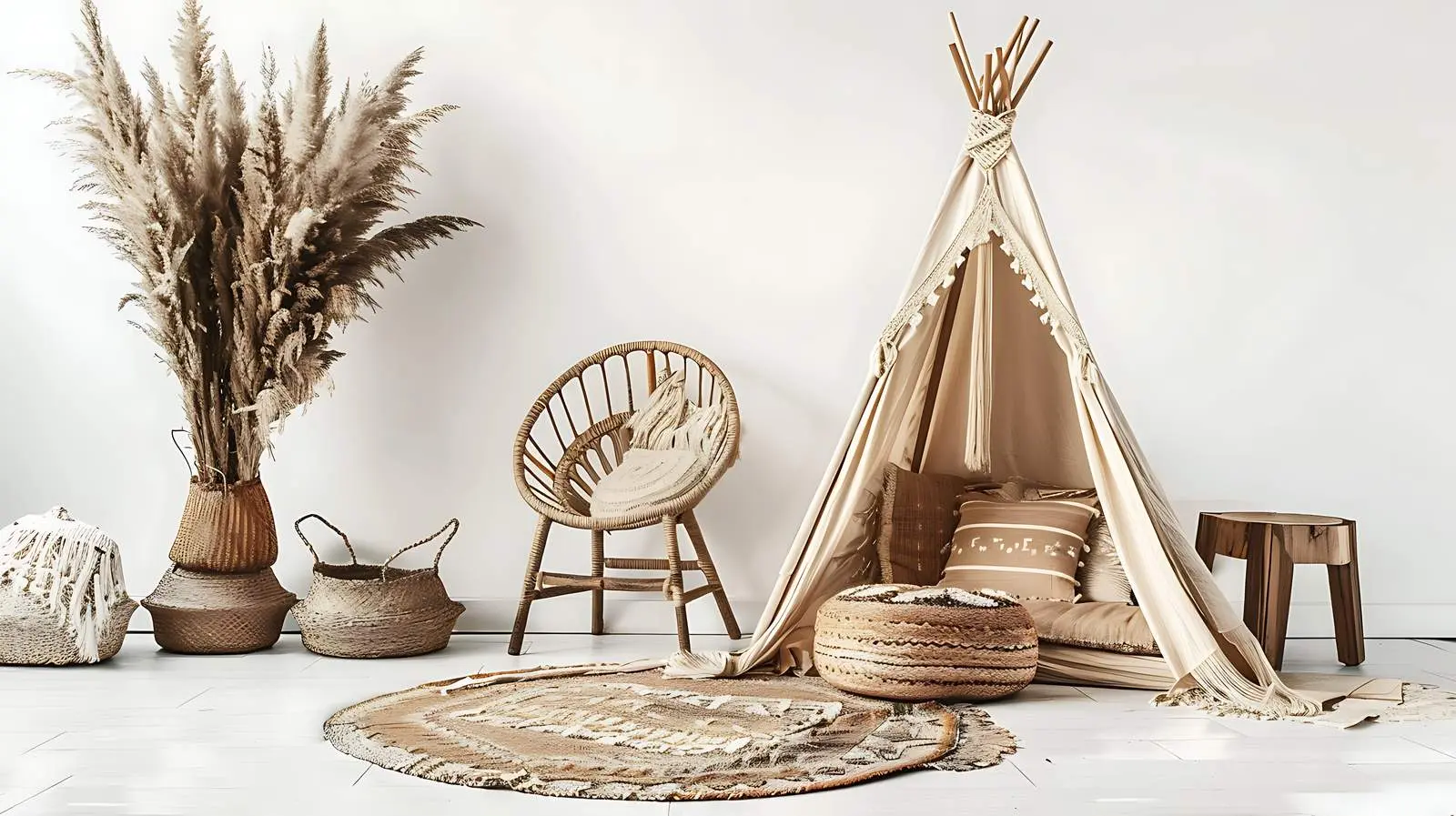 Boho Chic Cozy Hut Decor for Minimalist Homes – free home aesthetics image from Dotvec