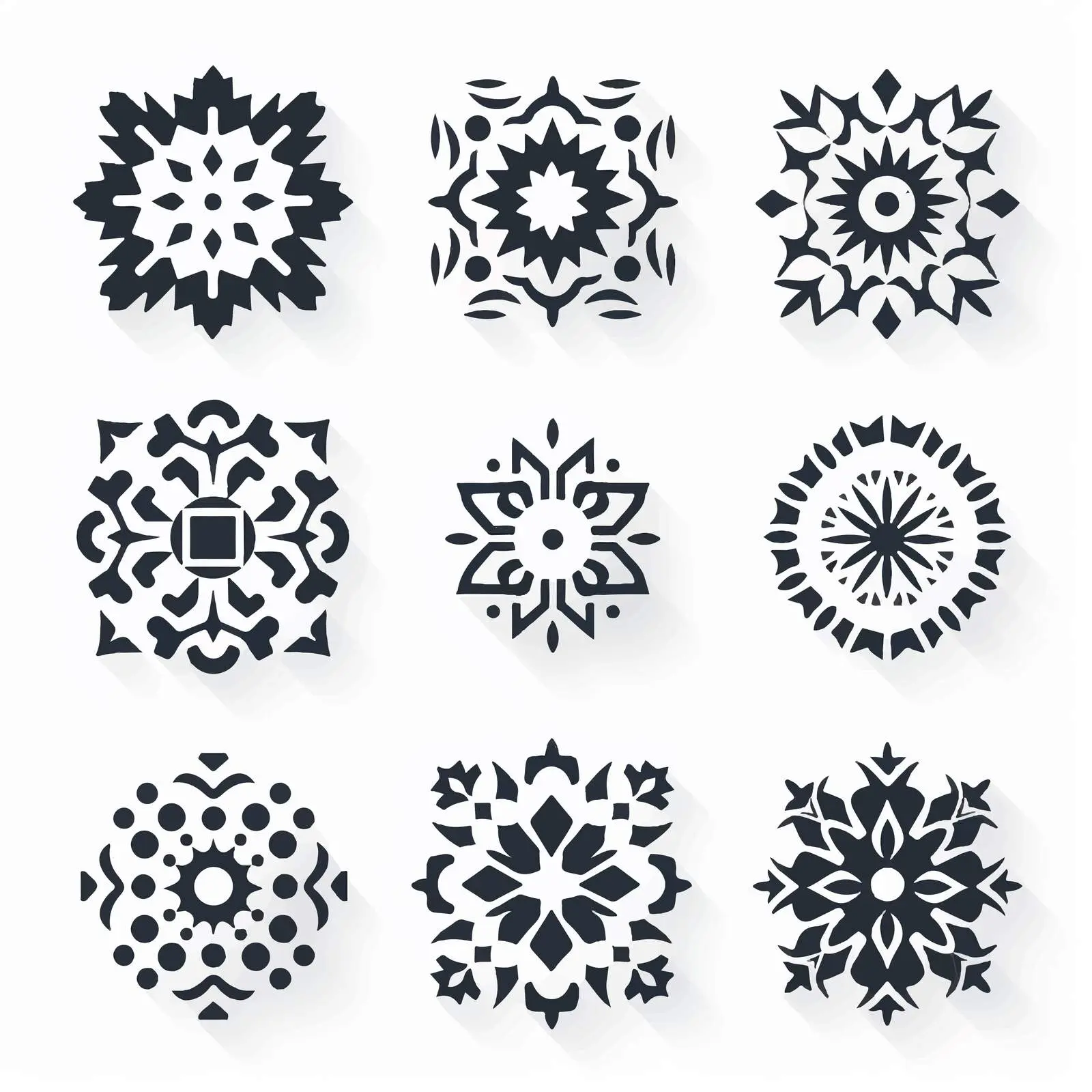 Geometric Decorative Stencils Cut Files Collection — free download from Dotvec