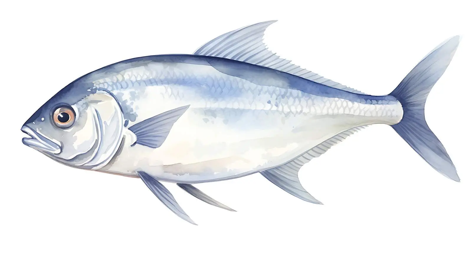 Grey Fish on White Background — free download from Dotvec