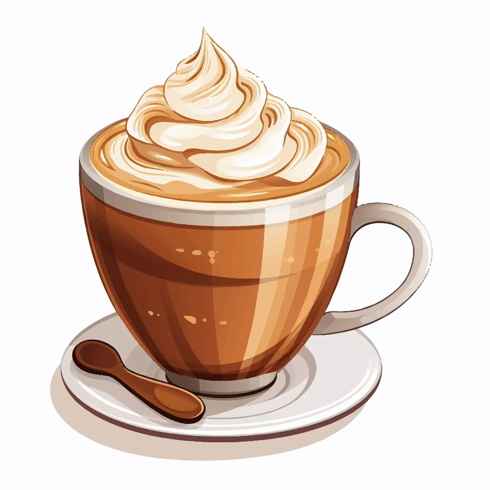 Cartoon Coffee Cup Vector Illustration — free download from Dotvec