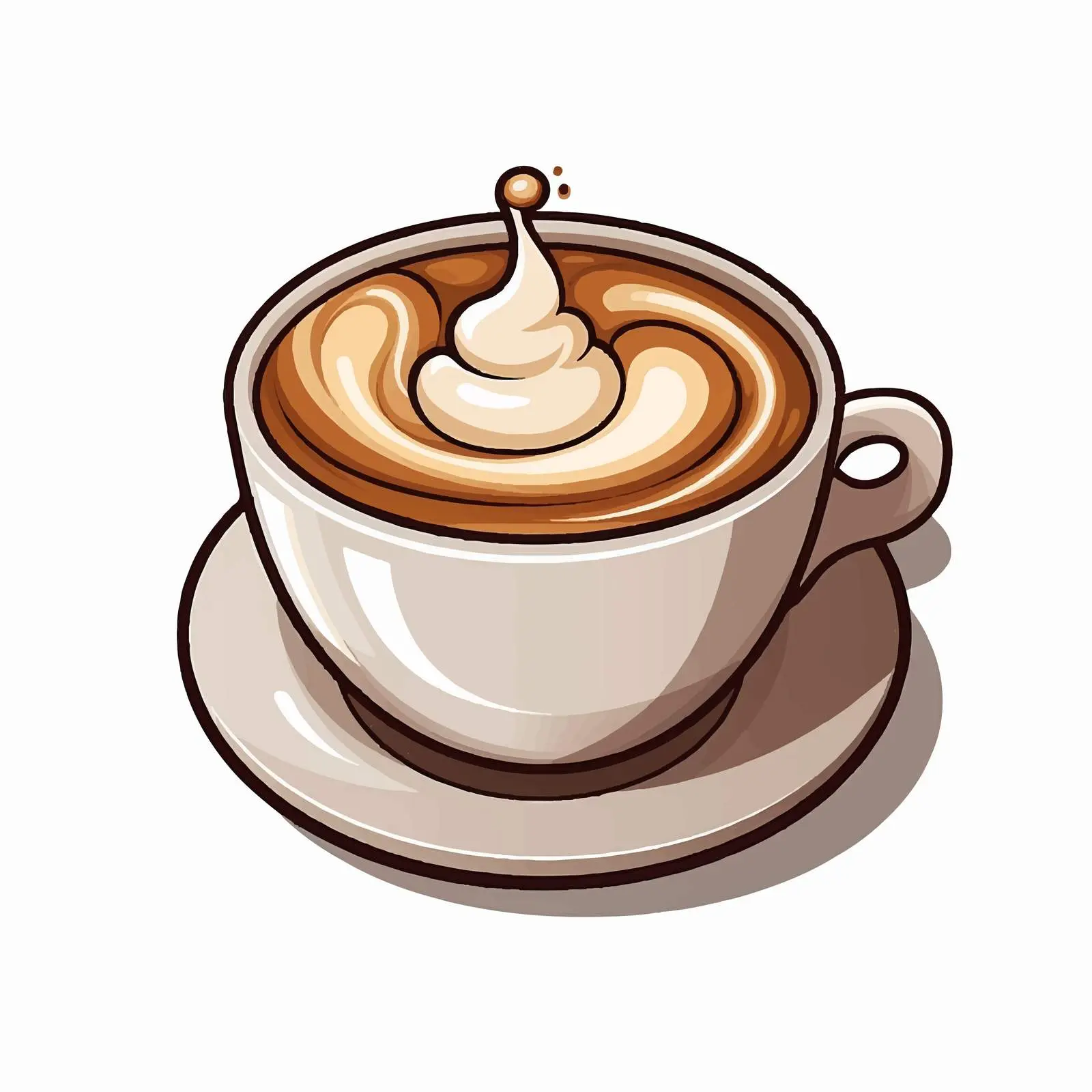 Delicious Coffee Vector Design Illustration — free download from Dotvec