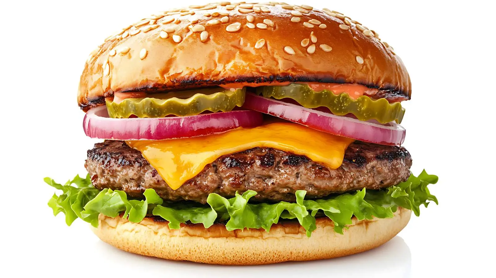 Savory Fast Food Burger Image — free download from Dotvec