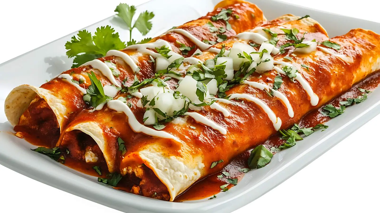 Mexican Enchiladas with Red Sauce — free download from Dotvec