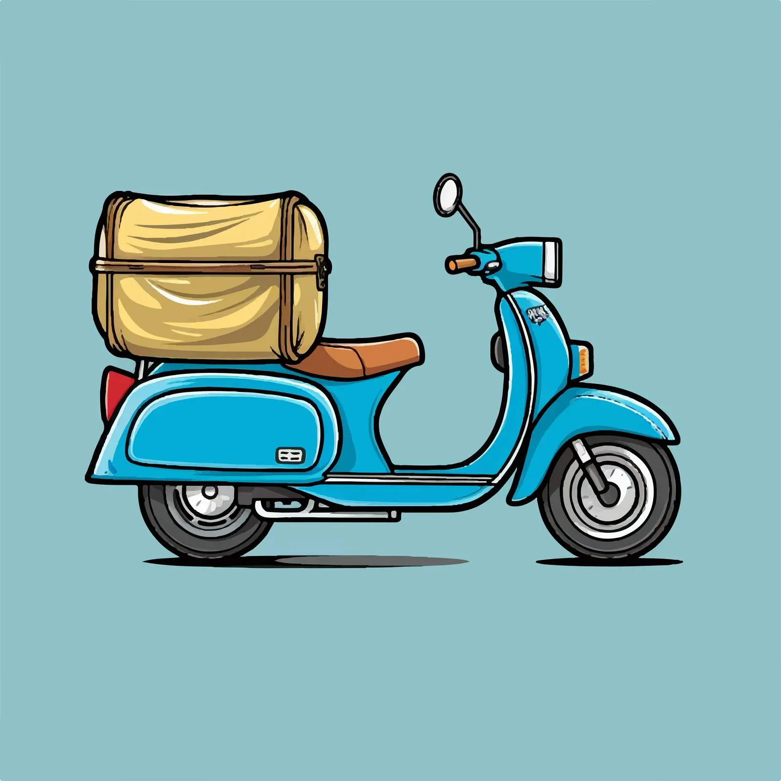 Delivery Design on Blue Background Vector Illustration — free download from Dotvec