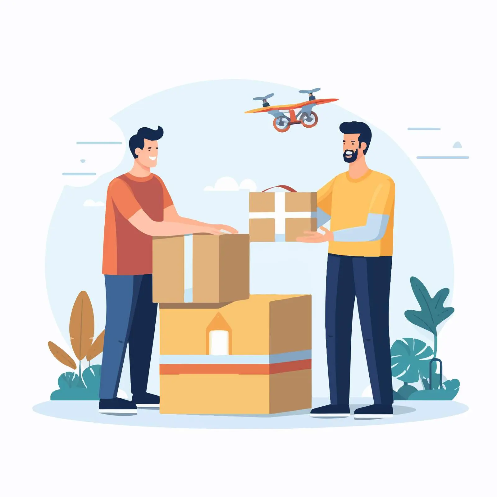 Delivery of Medicines and Humanitarian Aid – free parcel image from Dotvec