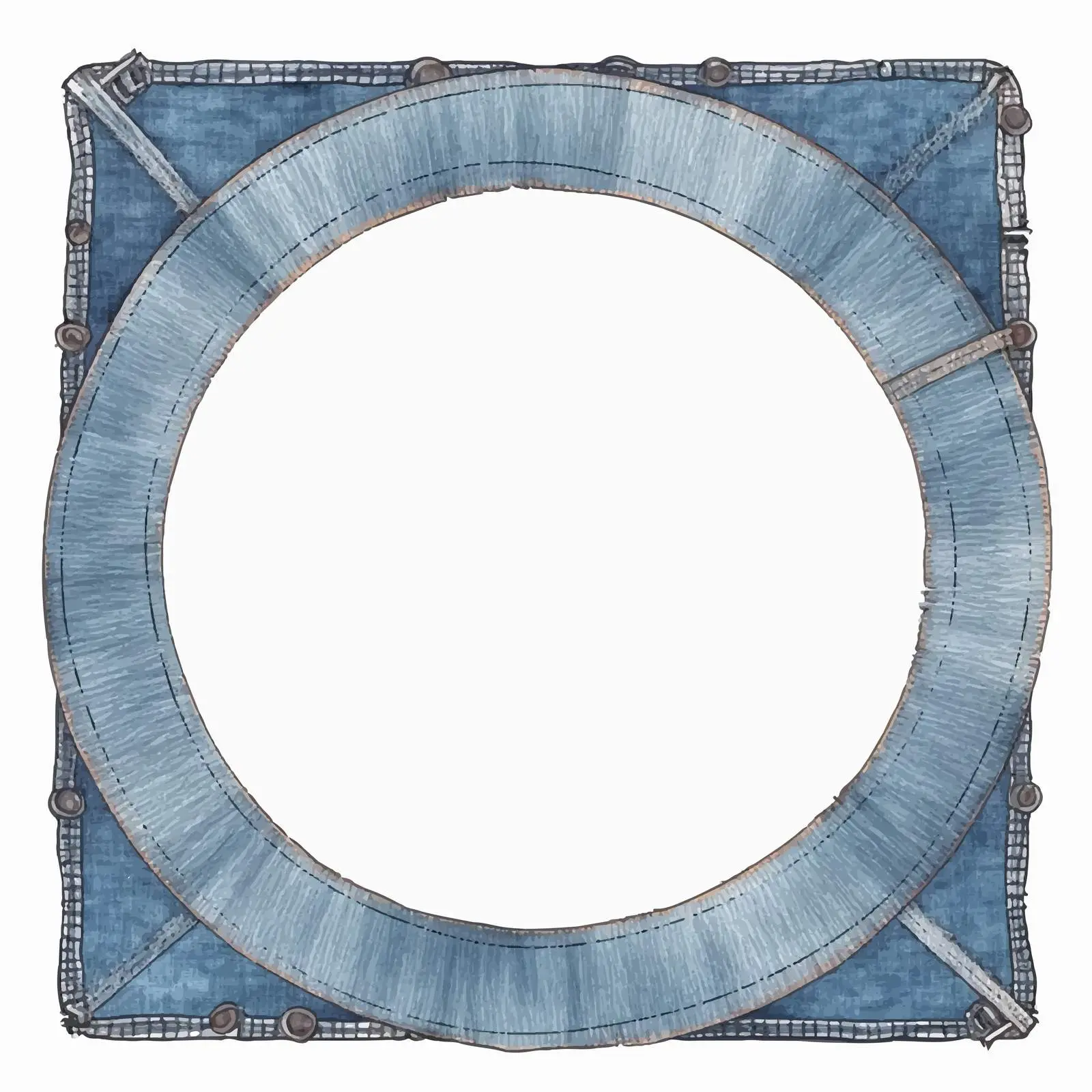 Creative Denim Scrapbook Quick Page Design — free download from Dotvec