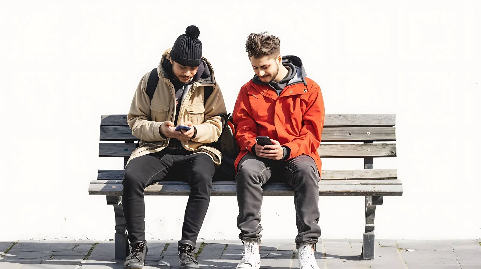 Urban Encounter in Copenhagen Park — free download from Dotvec