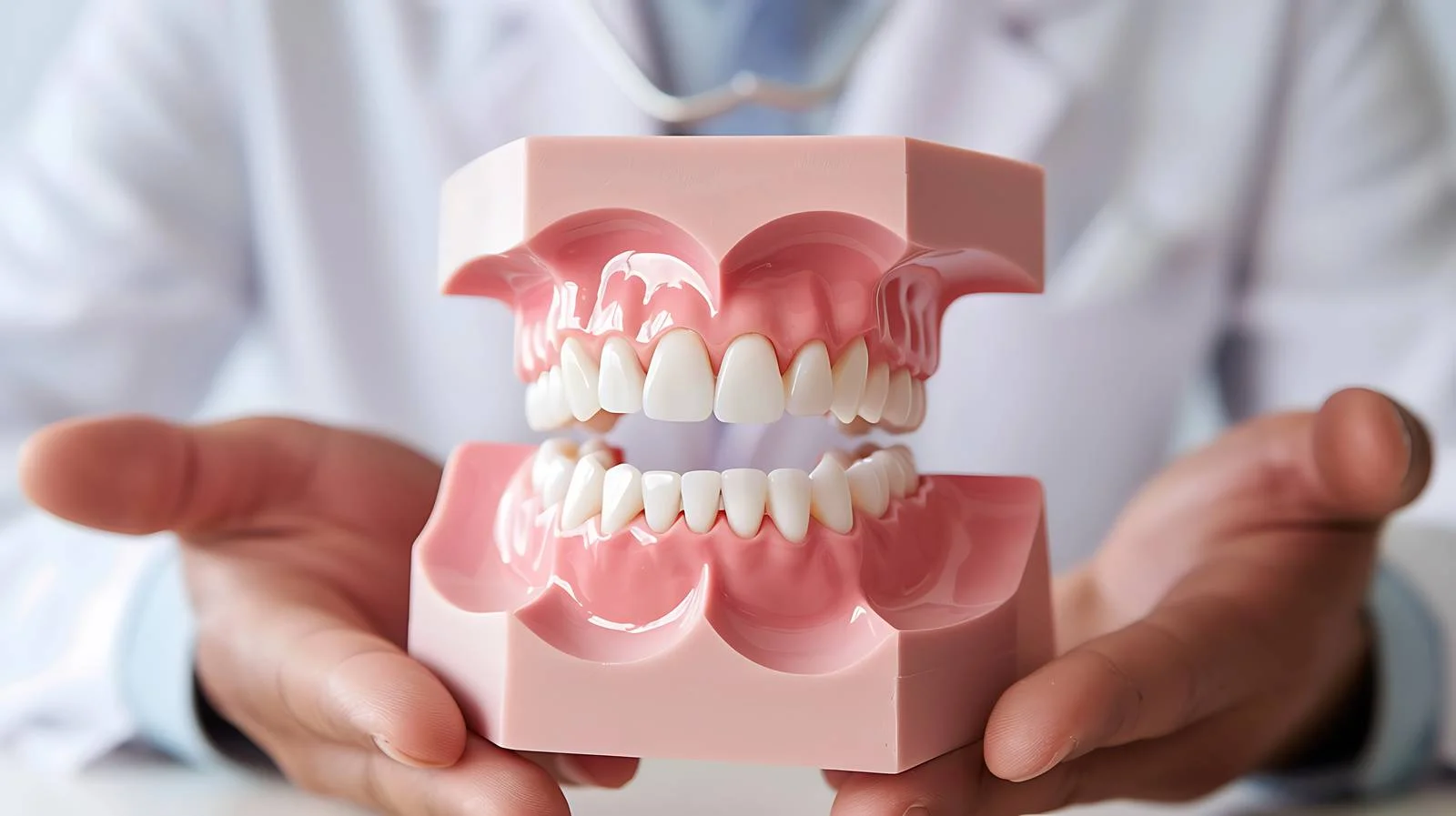 Dental Bridge Explanation on Tooth Model — free download from Dotvec