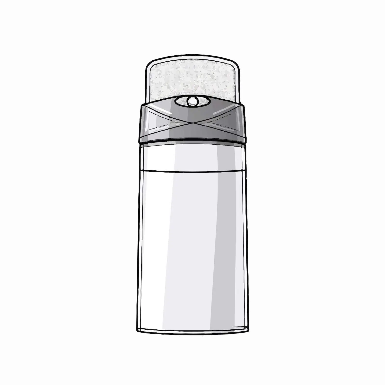 Outline Vector Illustration of Deodorant — free download from Dotvec
