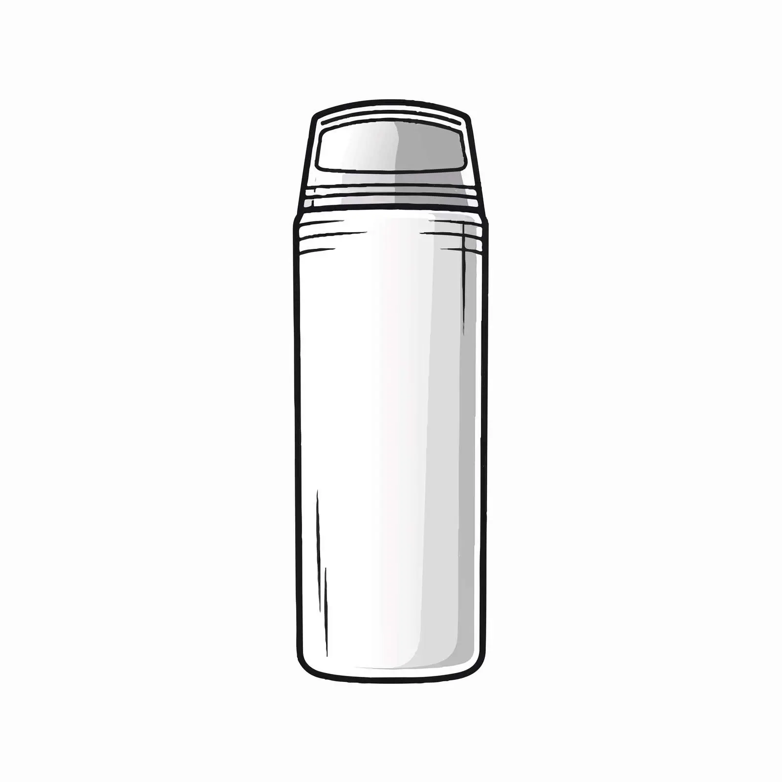 Outline Vector Illustration of Deodorant — free download from Dotvec