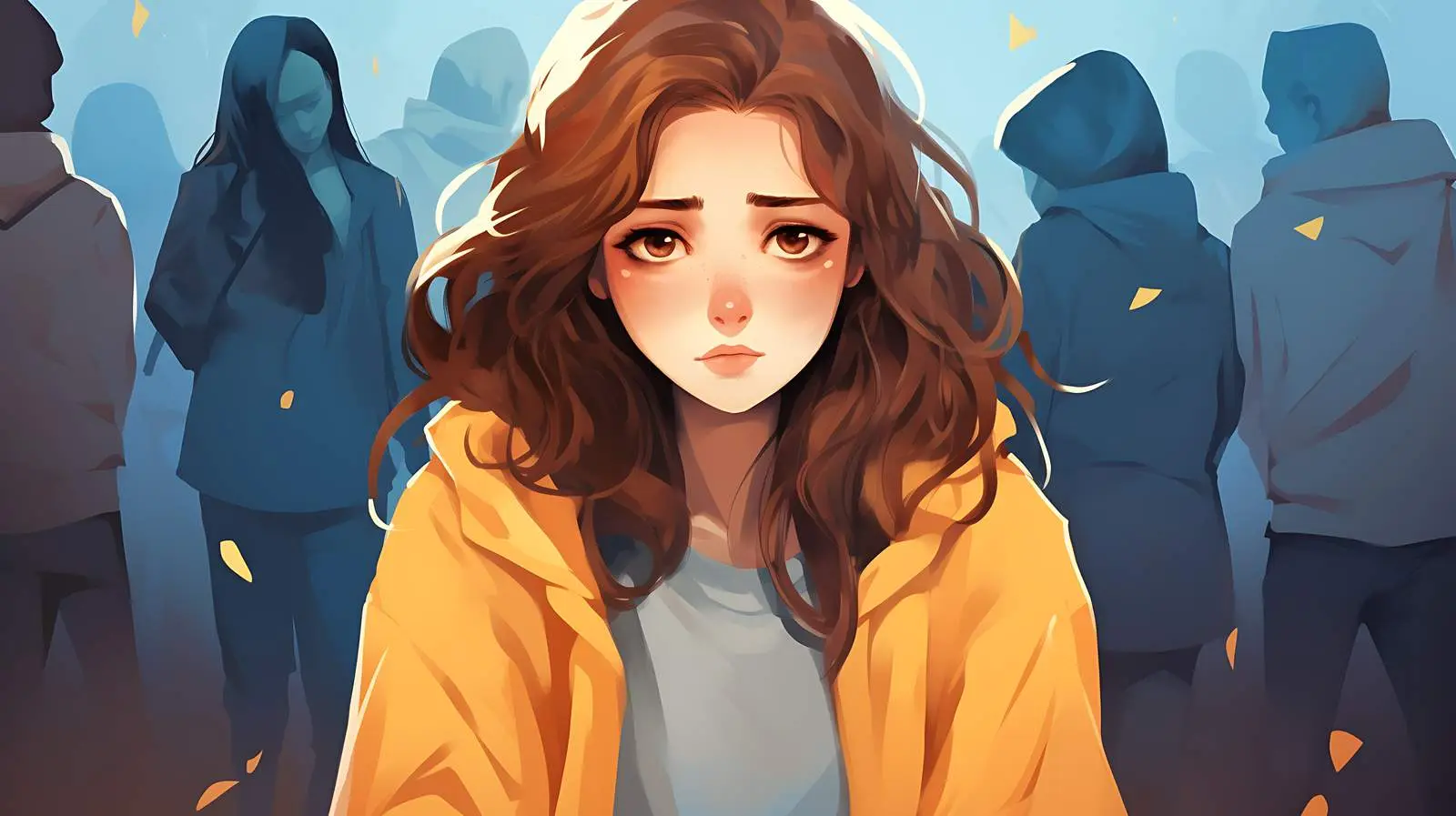 Teen Girl Amid Social Gatherings — free download from Dotvec