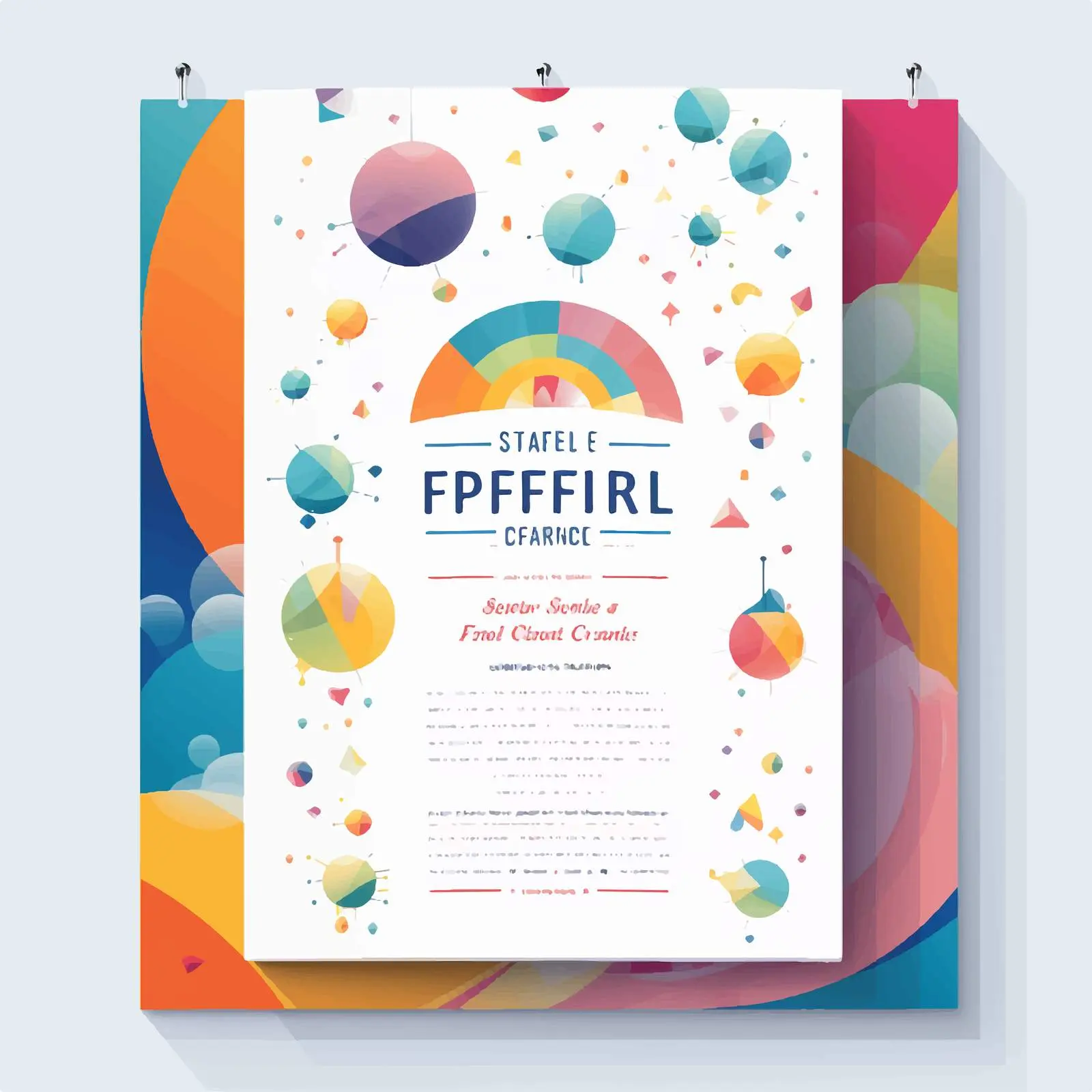 Science Book Fair Announcement Poster Design — free download from Dotvec