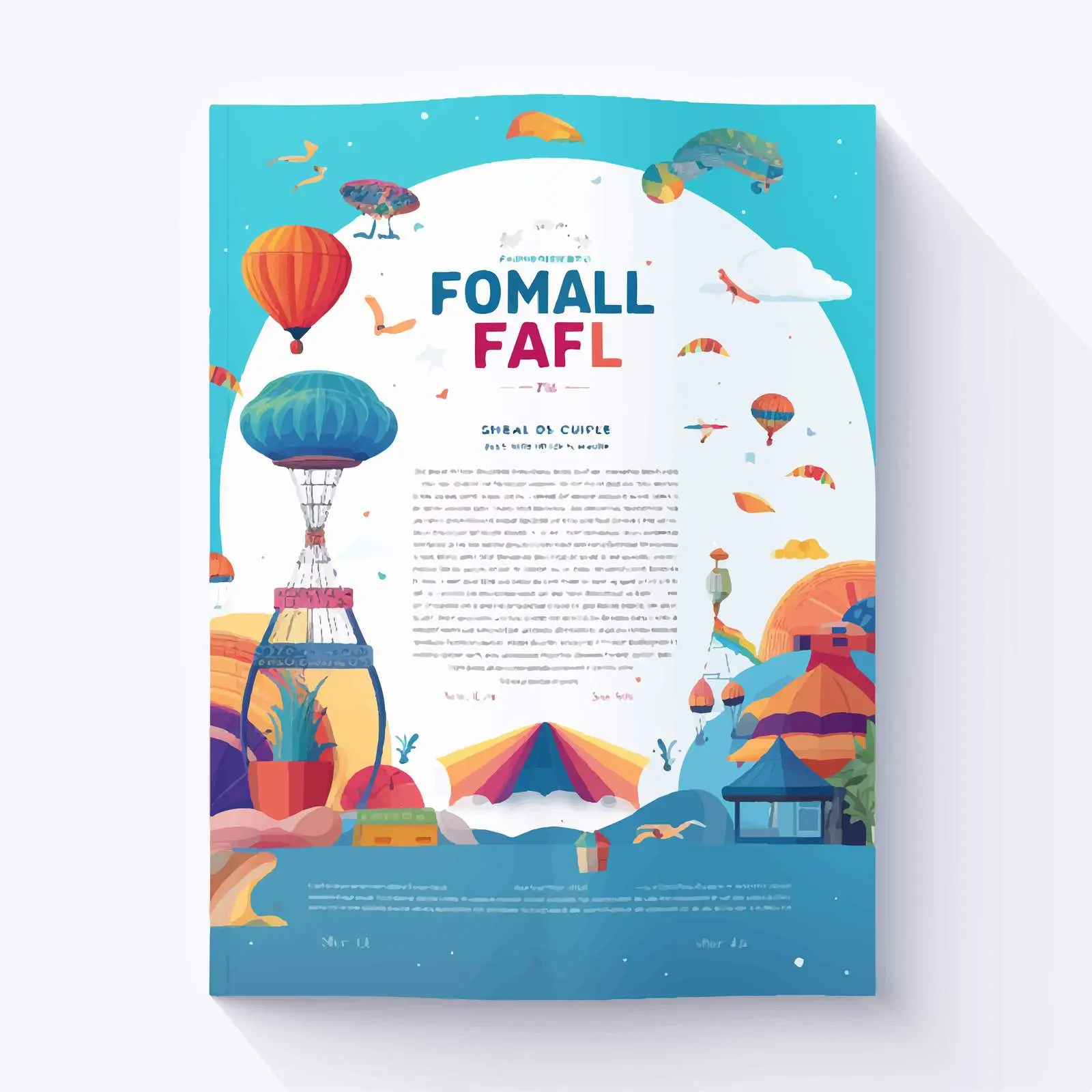 Science Book Fair Announcement Poster Design — free download from Dotvec