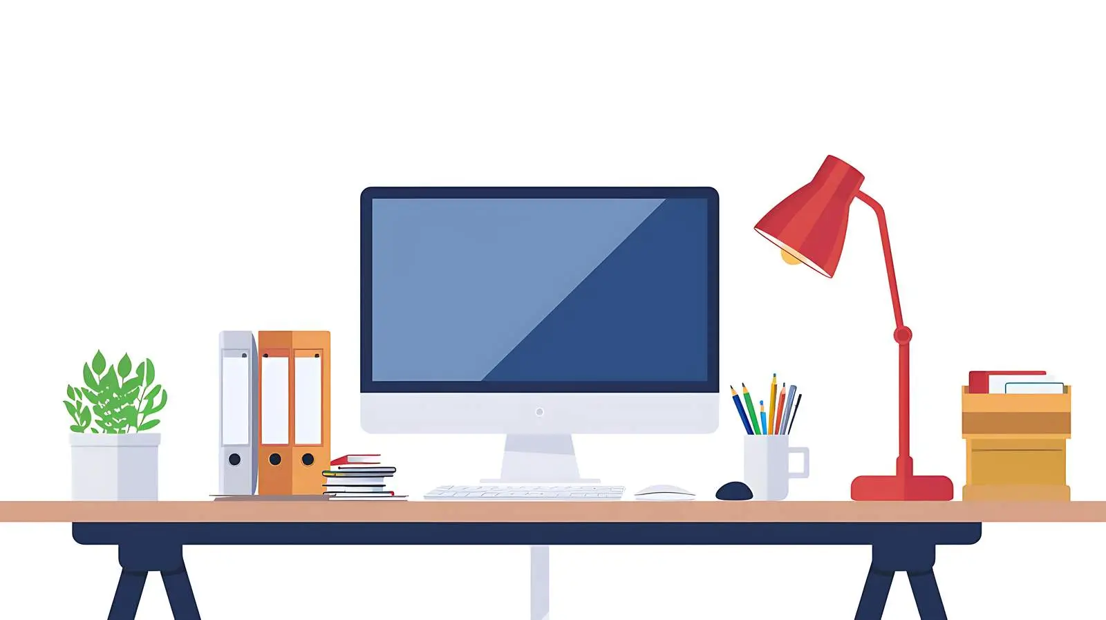 Home Office Workspace for Designers with Computer – free studio image from Dotvec