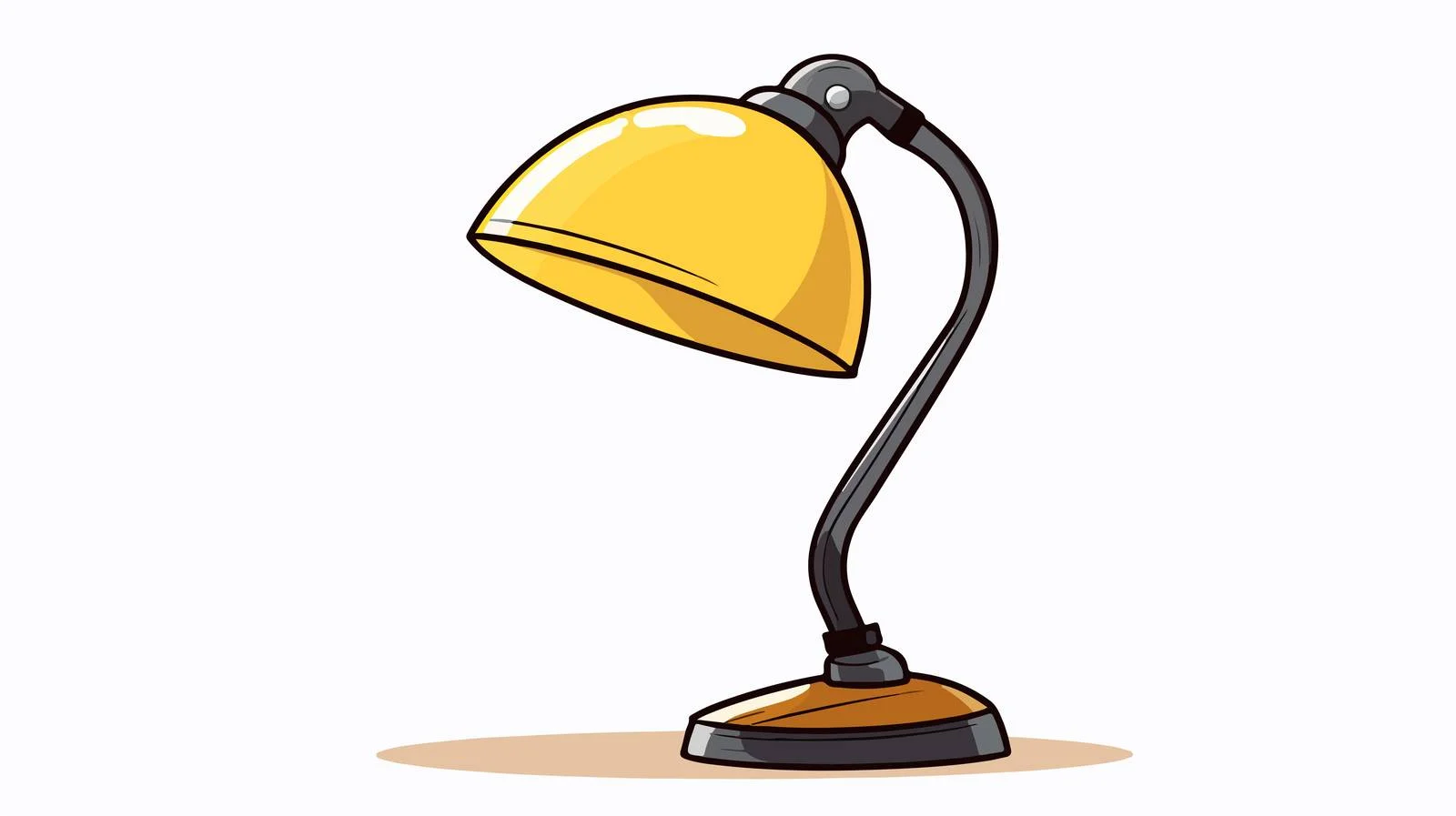 Premium Desk Lamp - Cartoon Design — free download from Dotvec