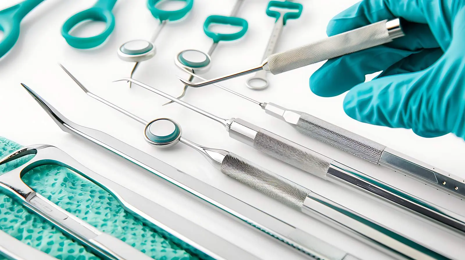 Sterilized Surgical Instruments with Hand Grip Detail – free operation image from Dotvec