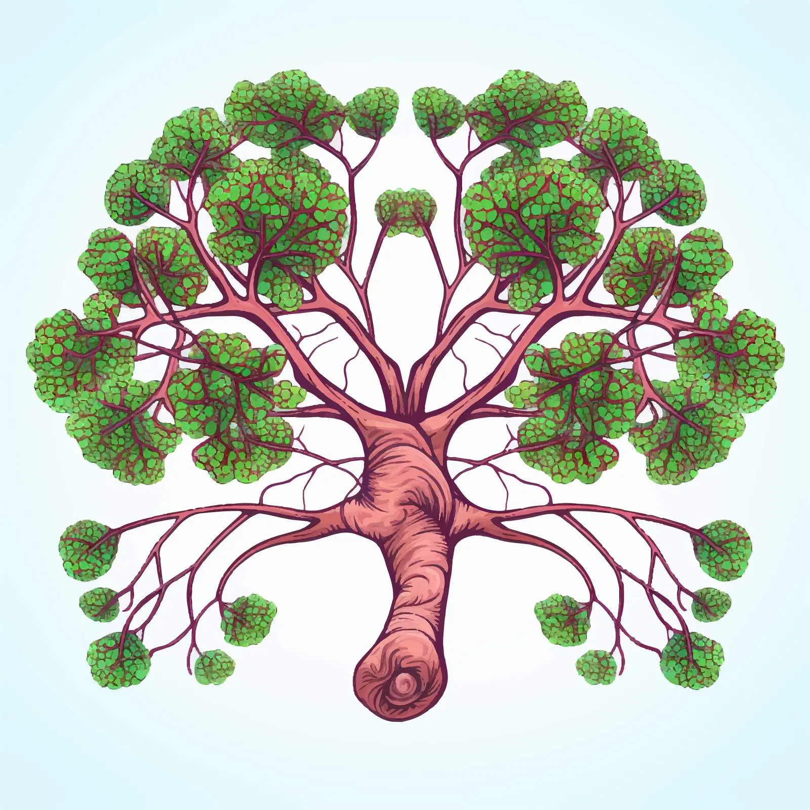 Thymus, Spleen, and Lymph Nodes Vector Illustration – free biological structure image from Dotvec