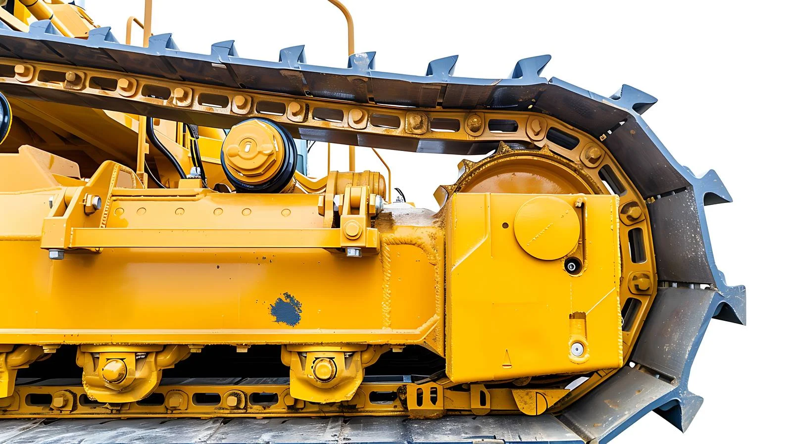 Heavy Duty Hydraulic Equipment Vehicle Close-Up — free download from Dotvec