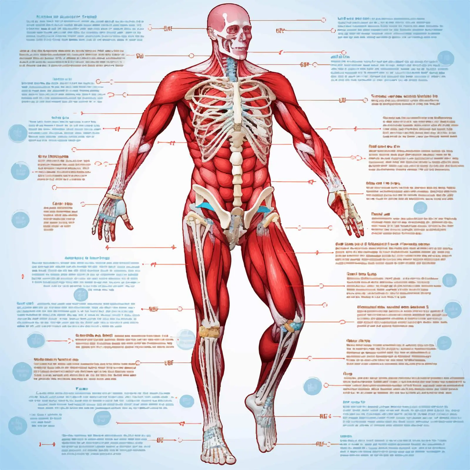 Human Body Anatomy Vector Illustration — free download from Dotvec