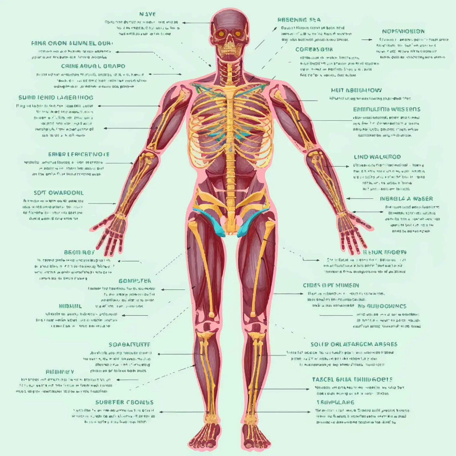 Human Body Anatomy Vector Illustration — free download from Dotvec