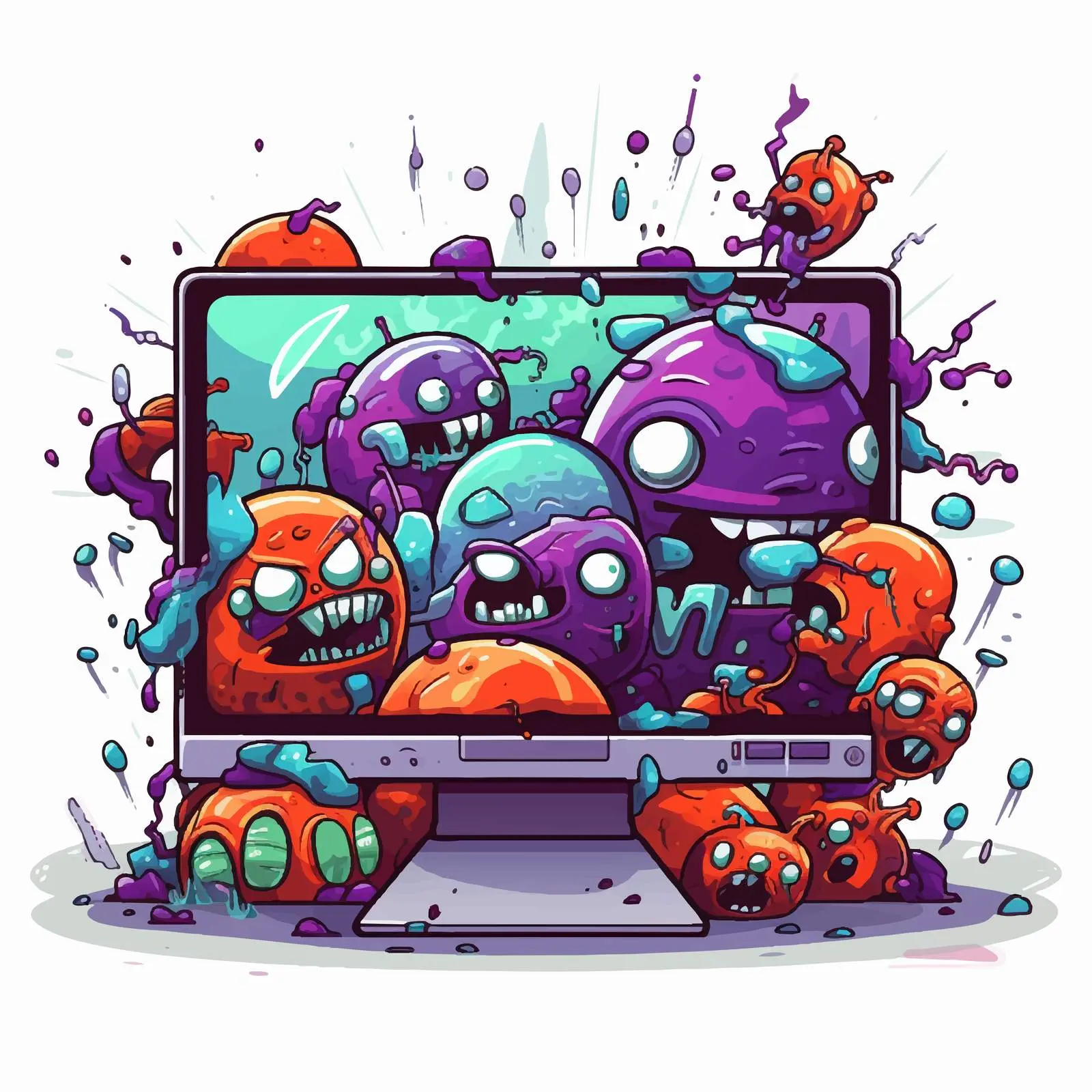 Retro Dialog Windows Error on Crashed Computer — free download from Dotvec