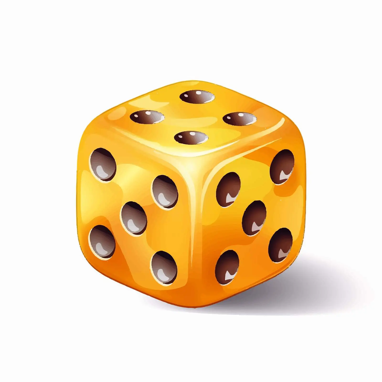 Top View Dice Illustration on White Background — free download from Dotvec
