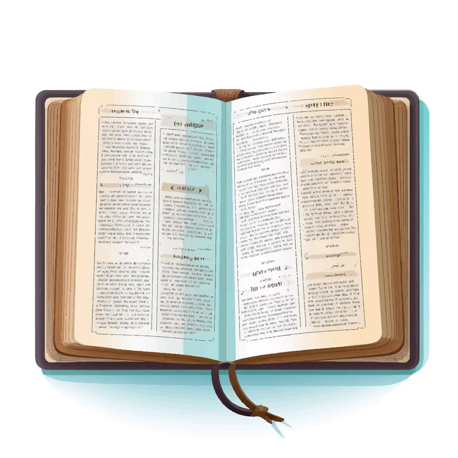 Dictionary Vector Illustration on White Background — free download from Dotvec