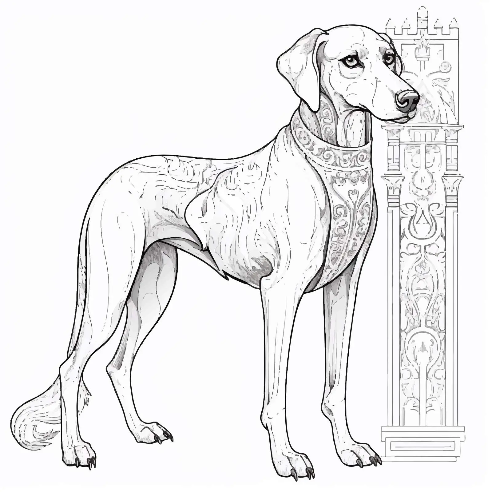 Byzantine Style Illustration of Galgofa – free geometry image from Dotvec
