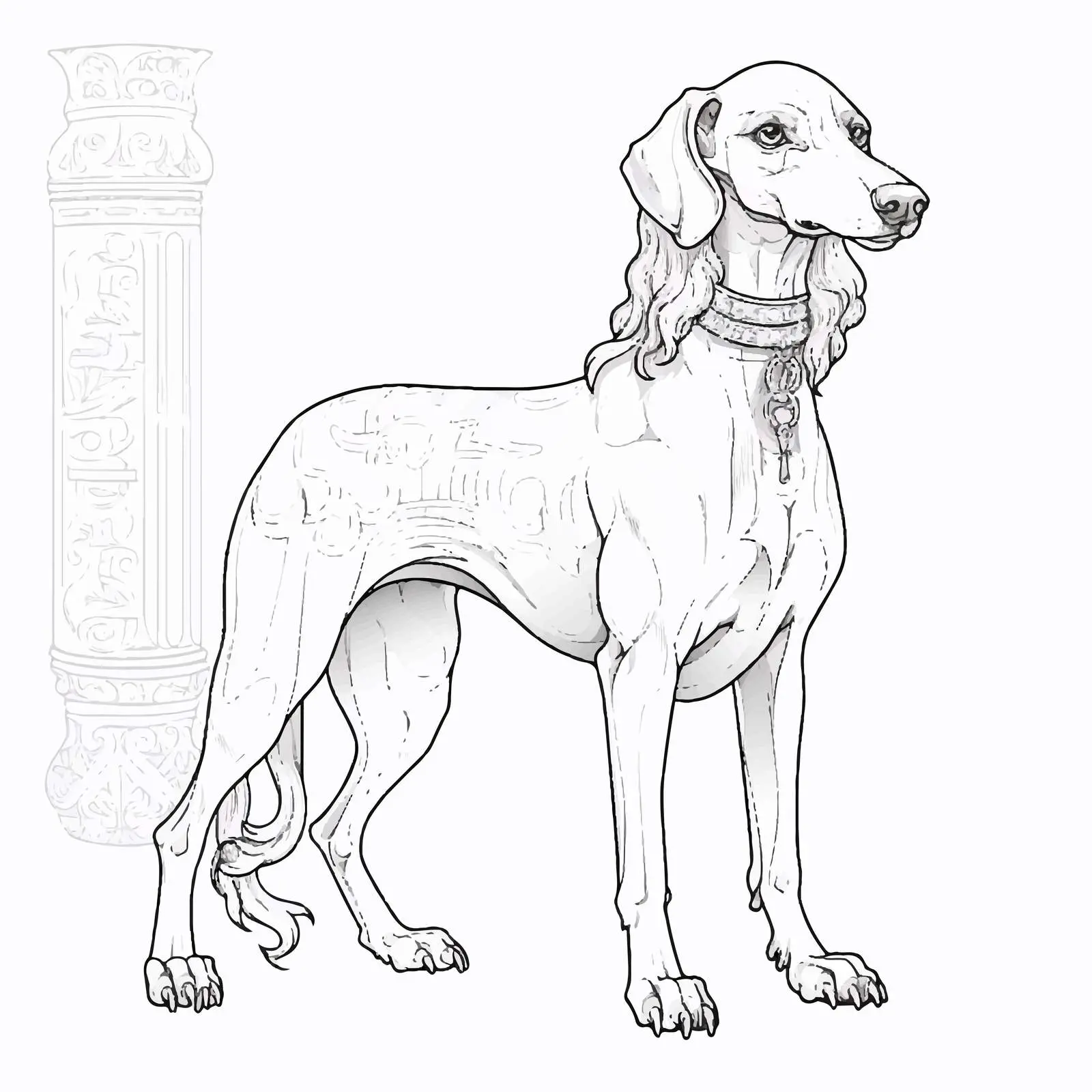 Byzantine Style Illustration of Galgofa – free artifacts image from Dotvec
