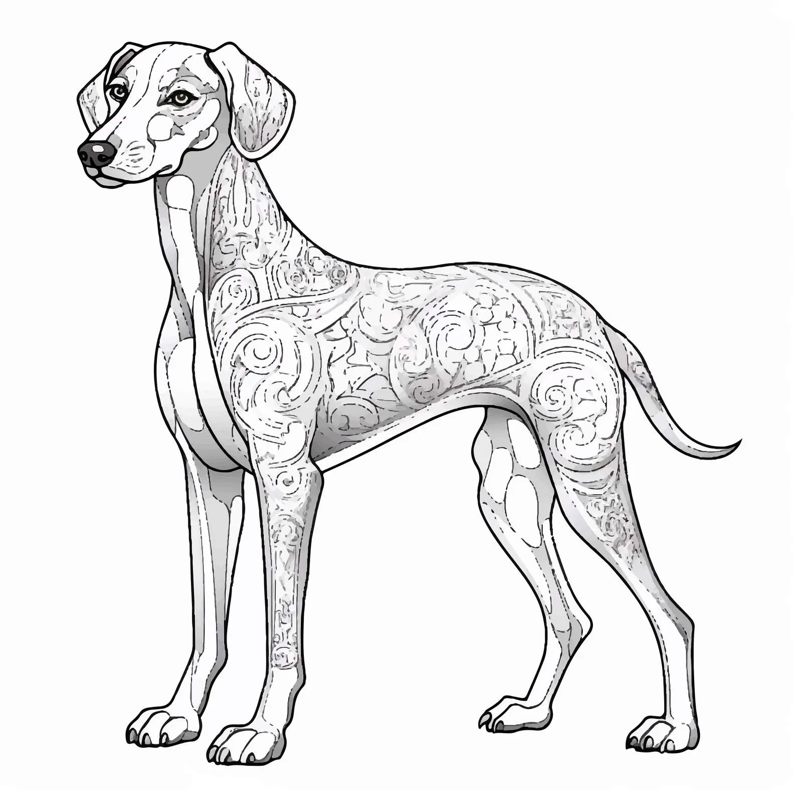 Byzantine Style Illustration of Galgofa – free artistic interpretation image from Dotvec