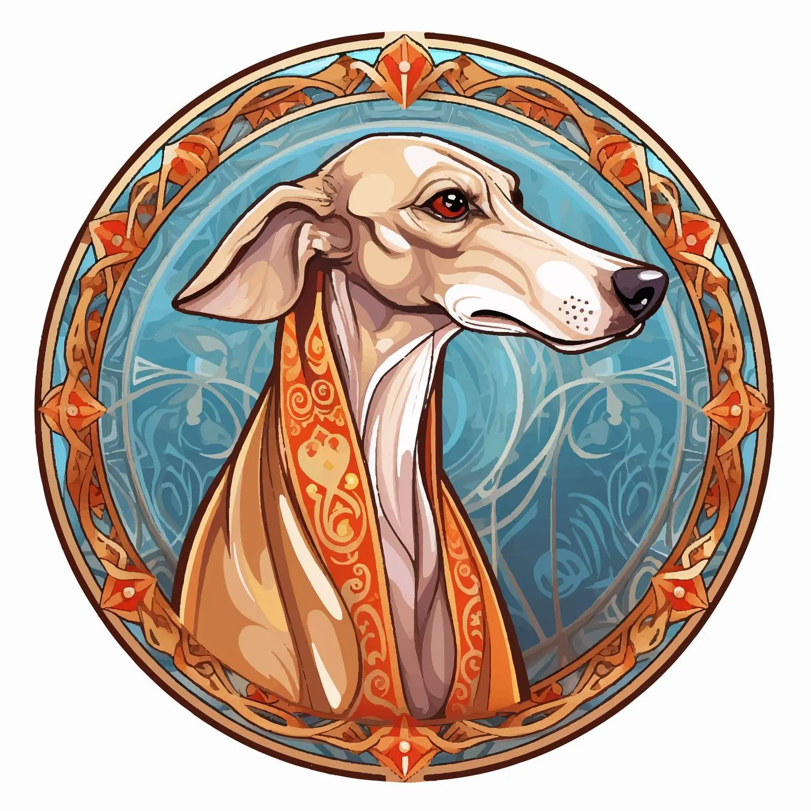 Golgotha Illustration Sketch in Fresco Style – free artistic interpretation image from Dotvec