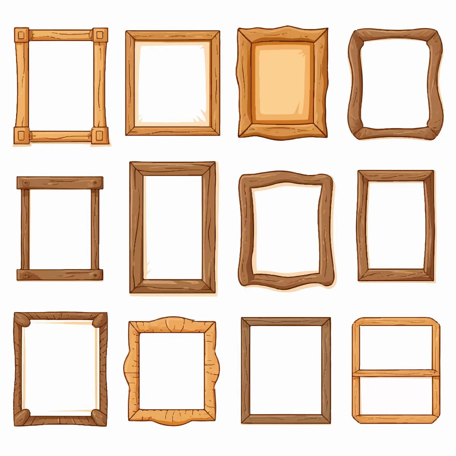 Wooden Frames and Signs Vector Designs — free download from Dotvec