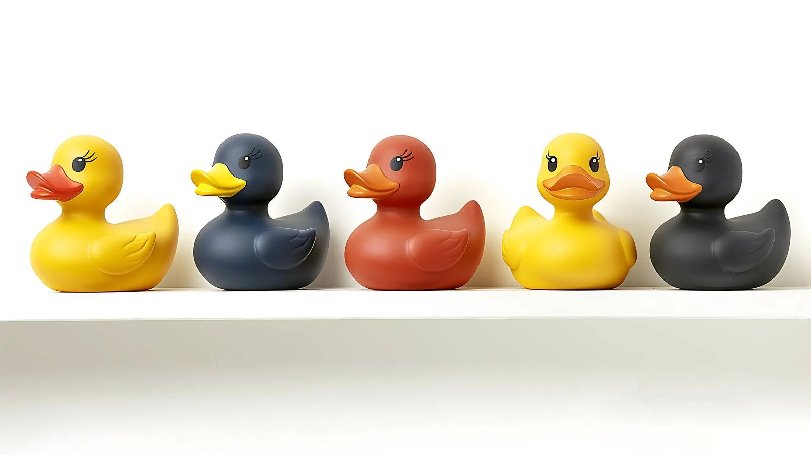 Rubber Duck Collection Shelf Display — free download from Dotvec
