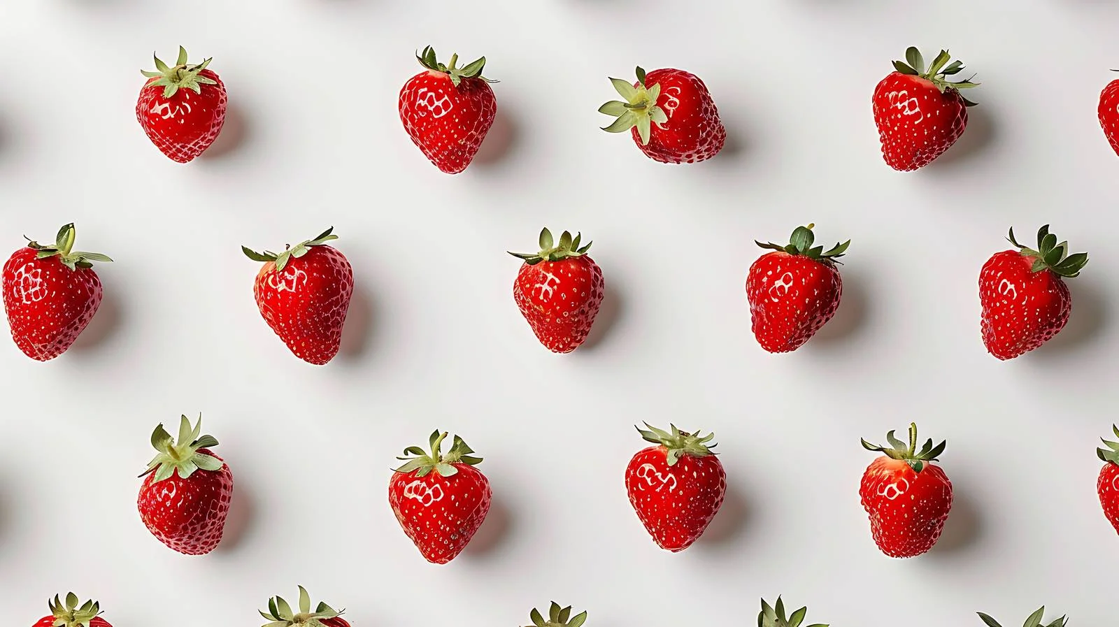 Vibrant Strawberries on Bright Background — free download from Dotvec