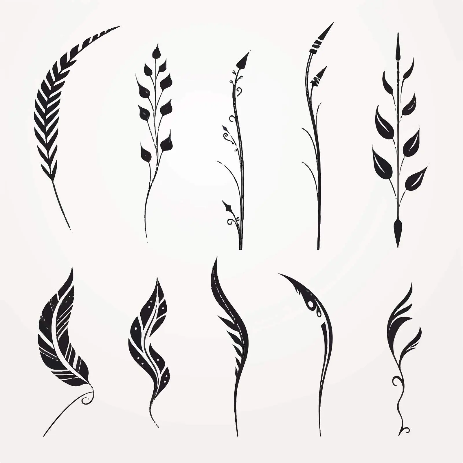 Hand-Drawn Curved Arrows Vector Collection — free download from Dotvec