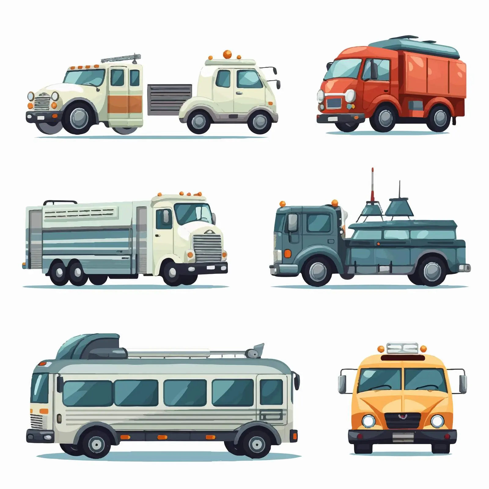 Diverse Vehicles for Various Purposes – free delivery truck image from Dotvec