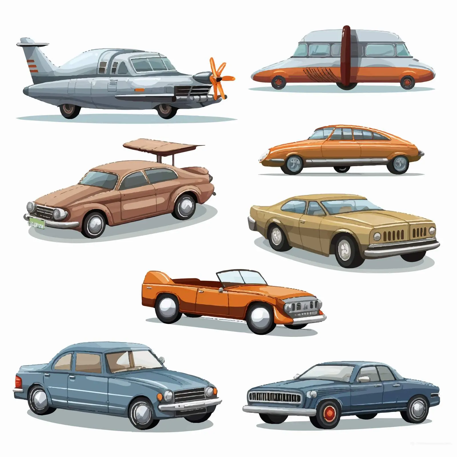 Various Vehicle Types for Specific Uses — free download from Dotvec