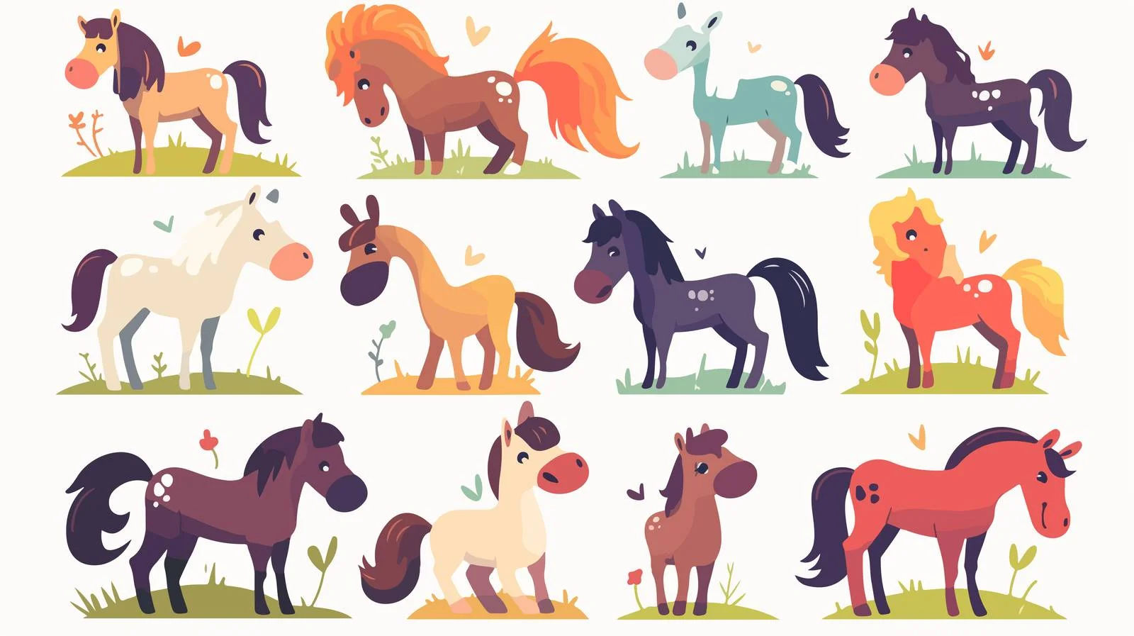 Charming Miniature Horse Compilation — free download from Dotvec