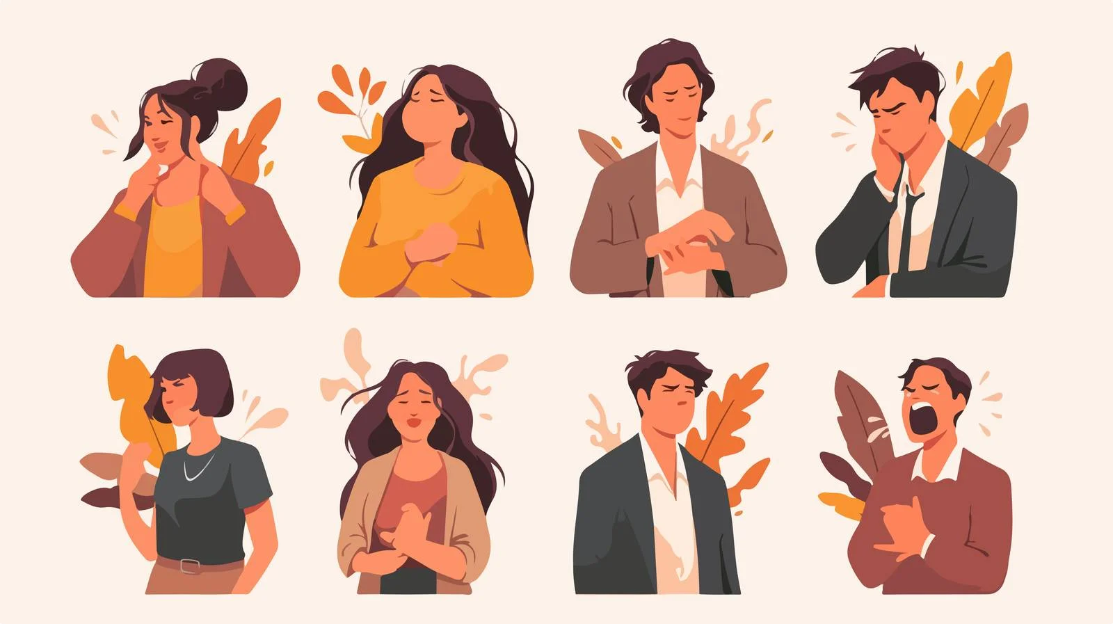 Diverse Individuals in Fire Scene Illustration — free download from Dotvec