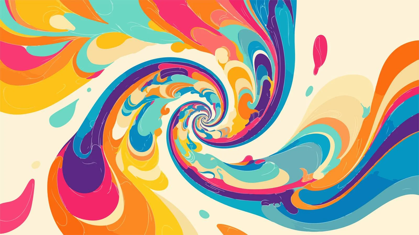 Mystical Spiral Vortex Swirling Effect – free vortex image from Dotvec