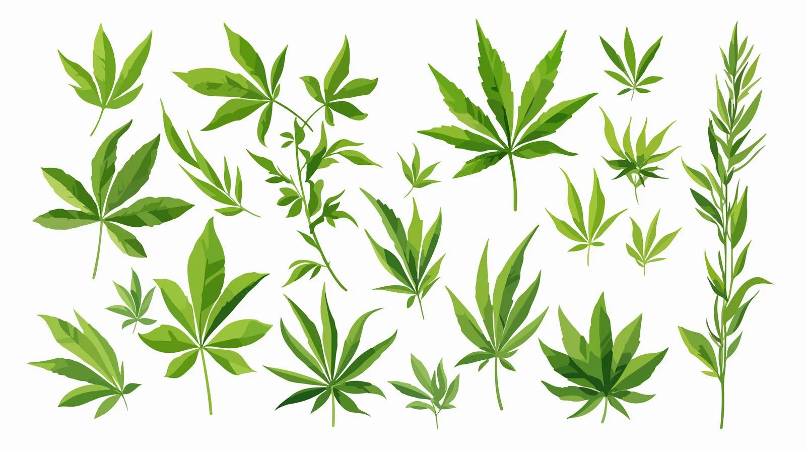 Vibrant Realistic Hemp Seeds Collection — free download from Dotvec