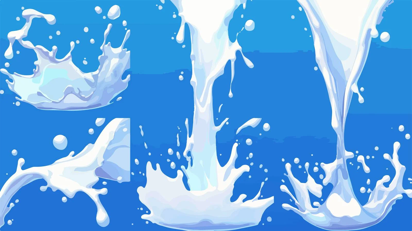 Dynamic Milk Splash with Elegant Pouring — free download from Dotvec