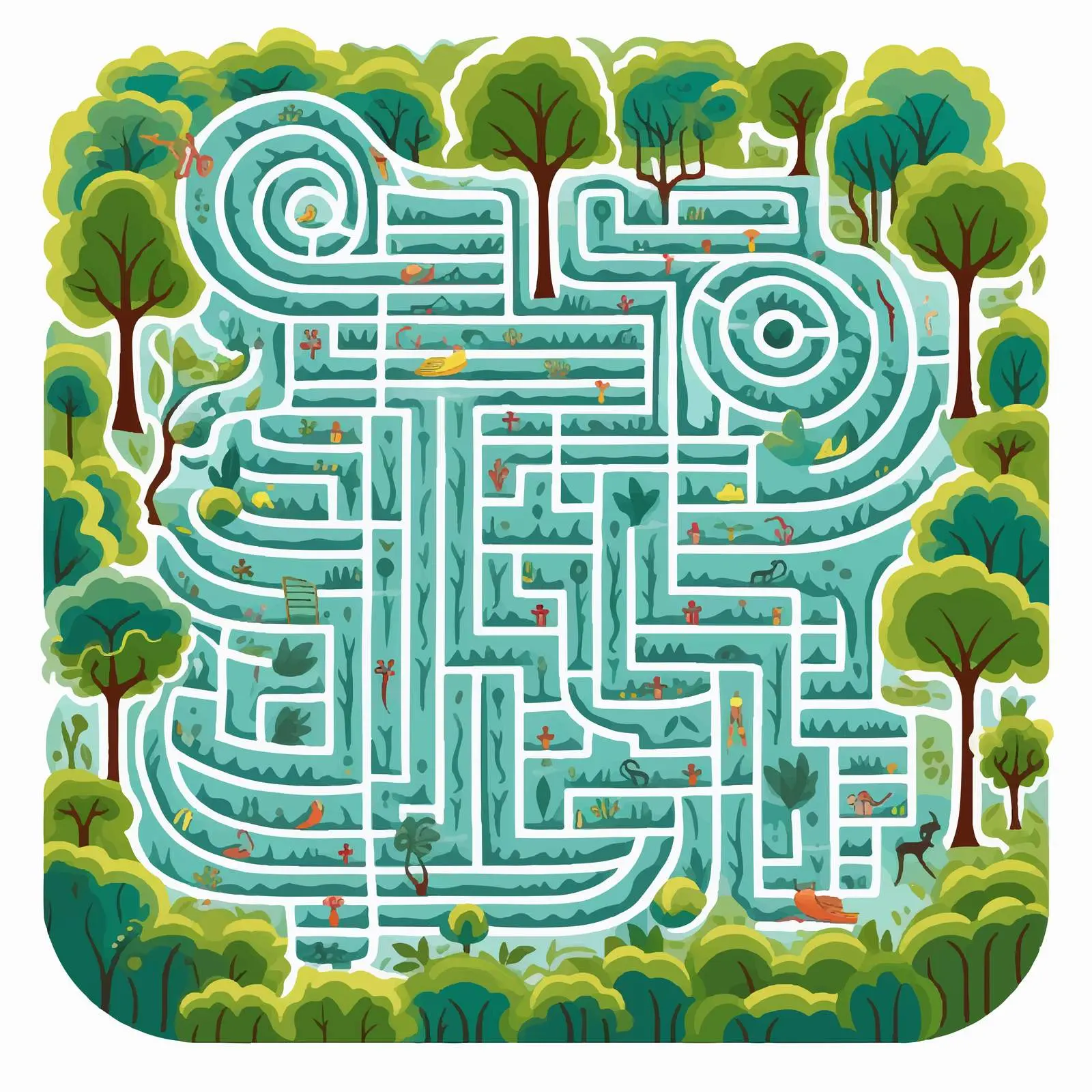 Challenging Big Maze Game for Kids and Adults — free download from Dotvec