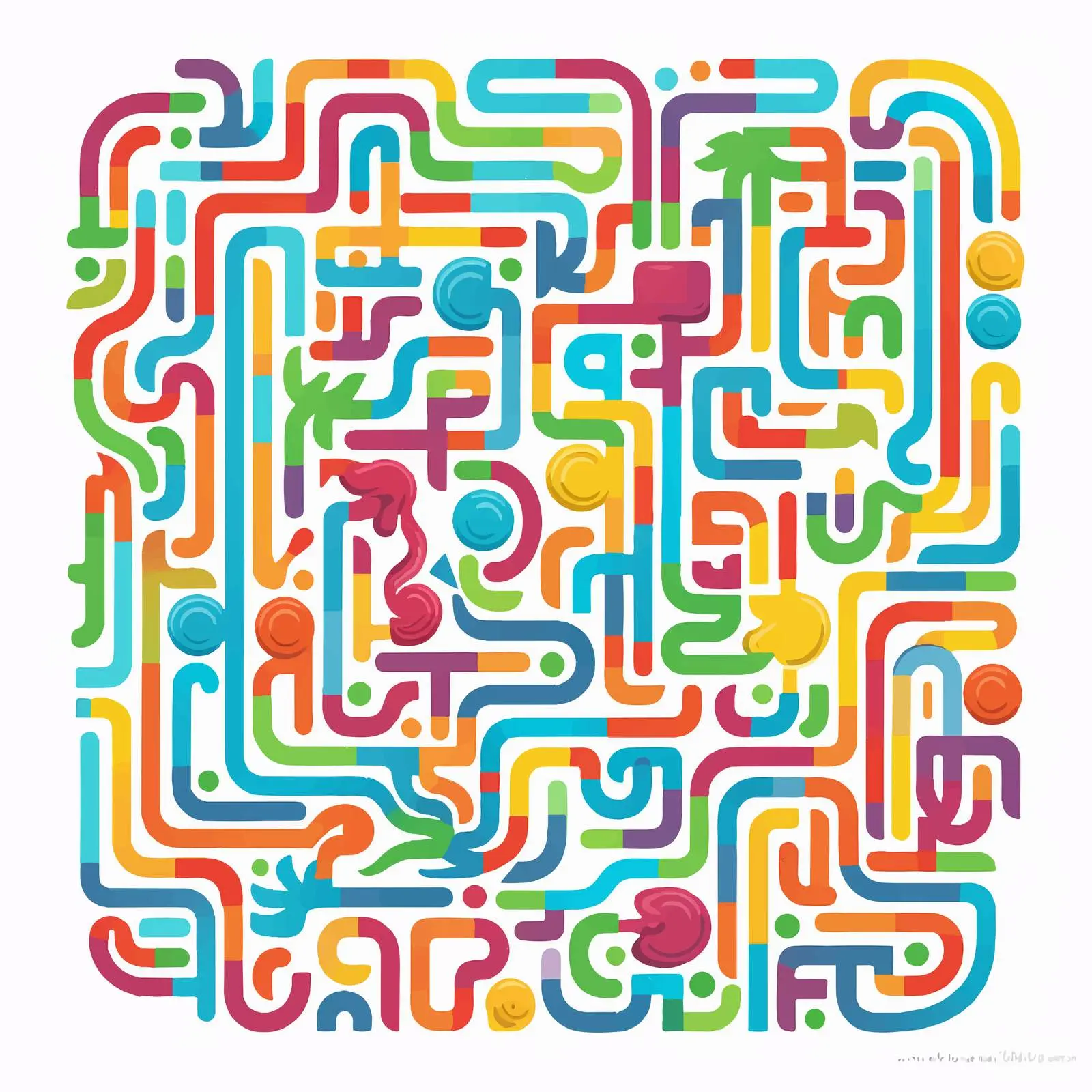 Challenging Big Maze Game for All Ages — free download from Dotvec