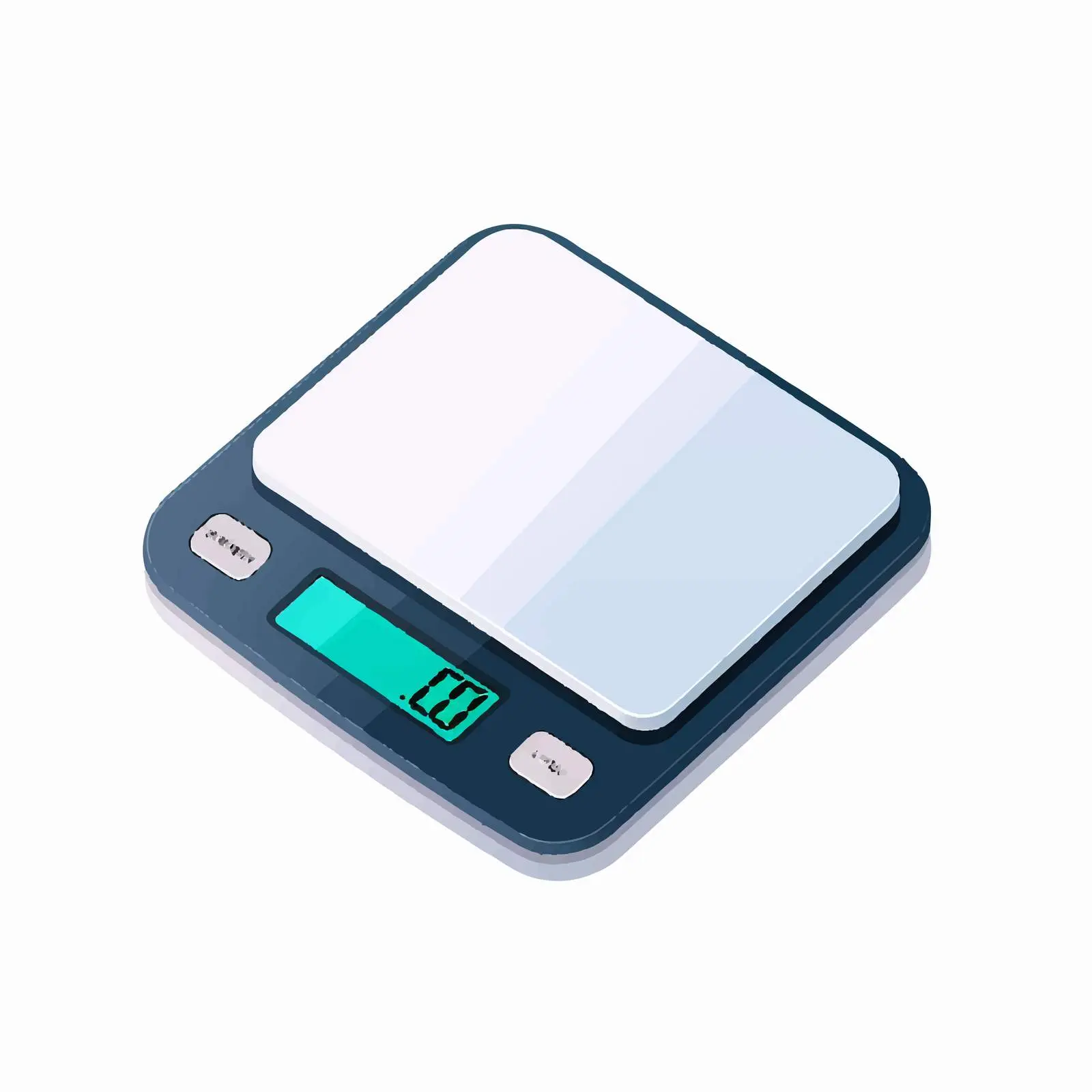 Digital Scale Vector Illustration on White Background — free download from Dotvec