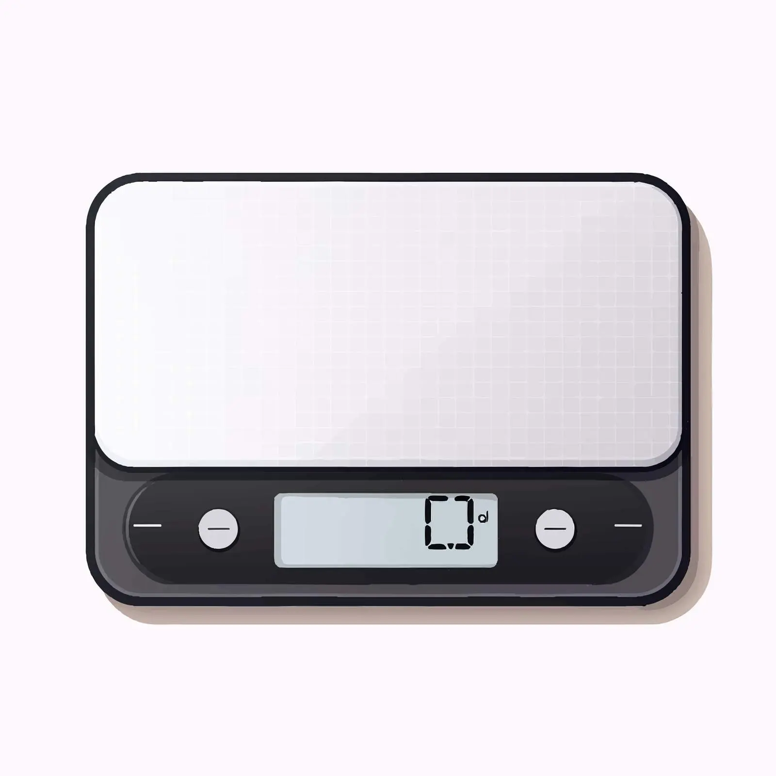 Digital Scale Vector Illustration on White Background — free download from Dotvec