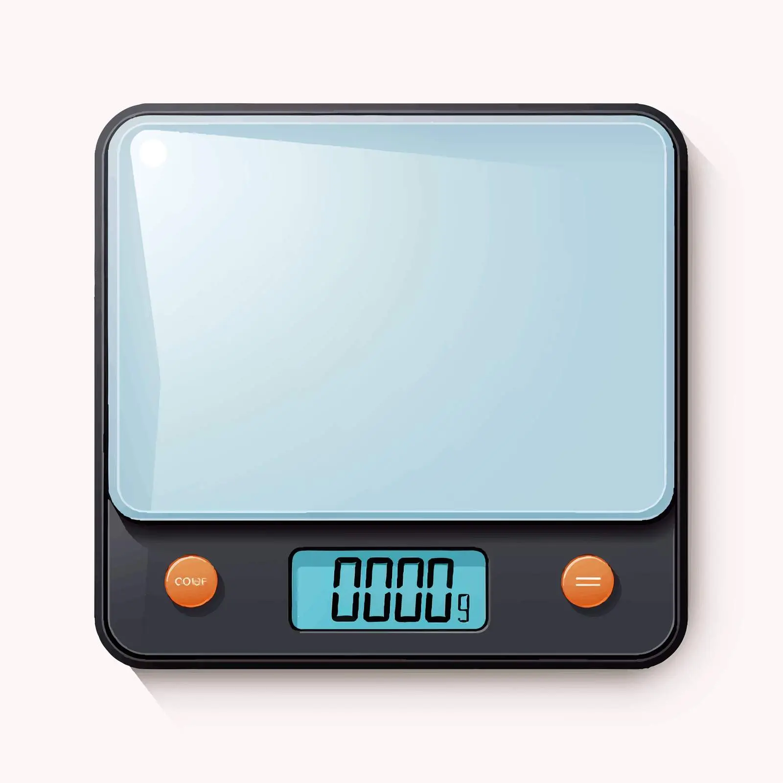 Digital Scales Line Vector Illustration — free download from Dotvec