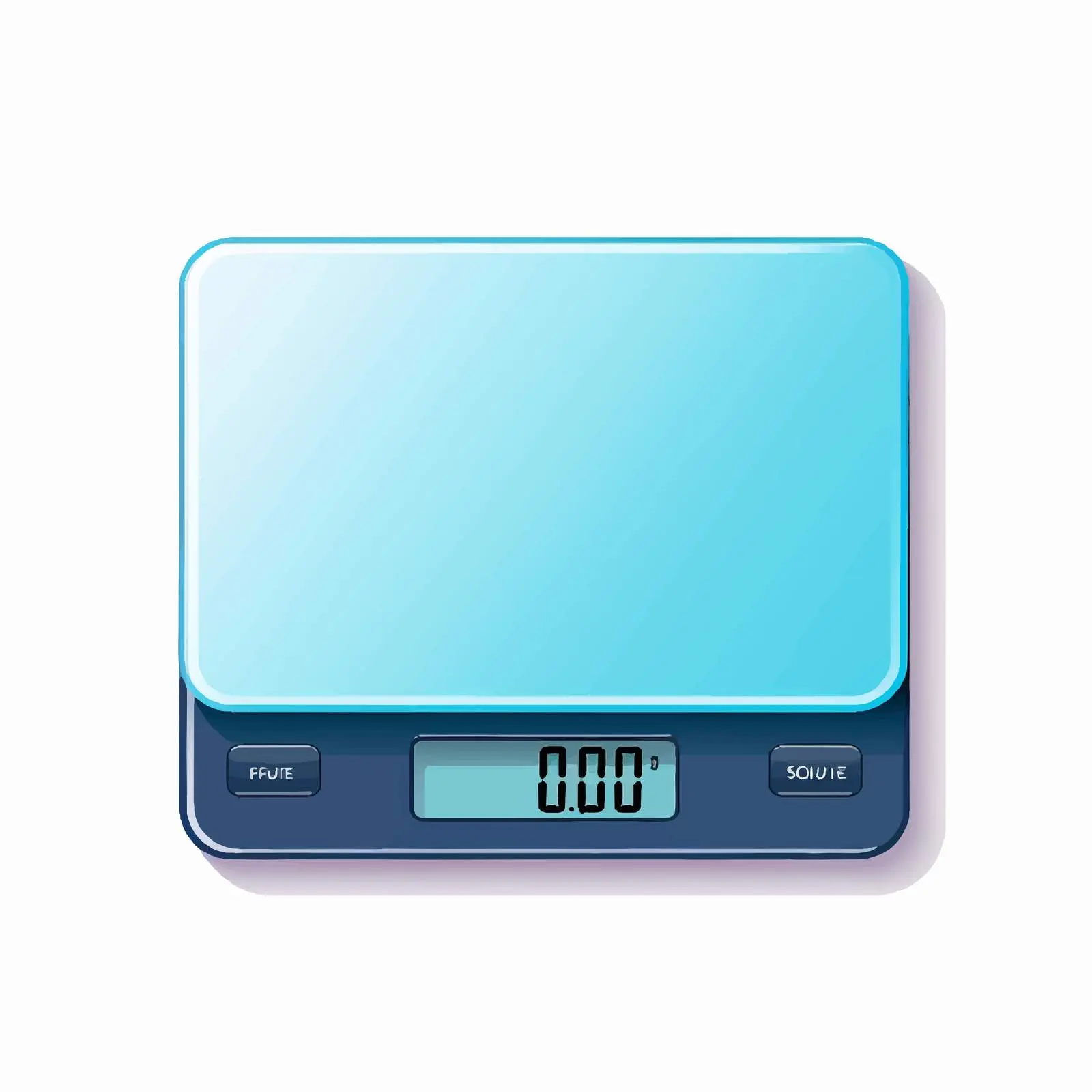 Digital Scales Vector Illustration on White Background – free measurement tools image from Dotvec